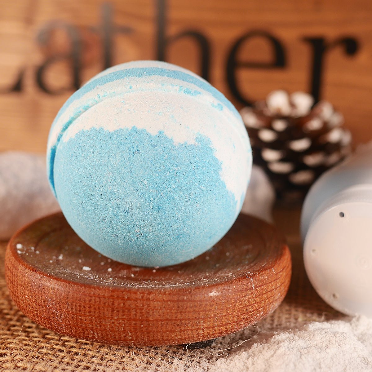 Baby Powder Bath Bomb 7oz Lather Up UK