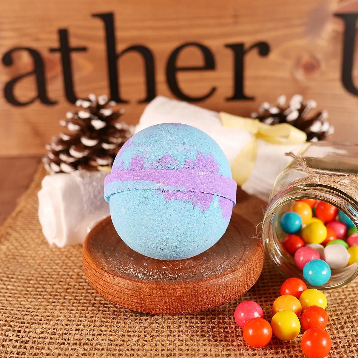 Bubble Gum Bath Bomb 7oz Lather Up UK